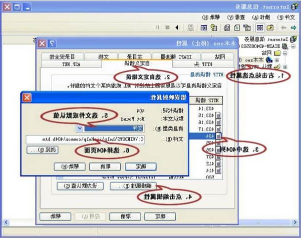 ISS中404错误页面设置