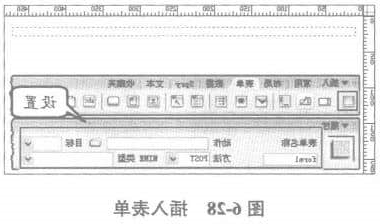 插入表单